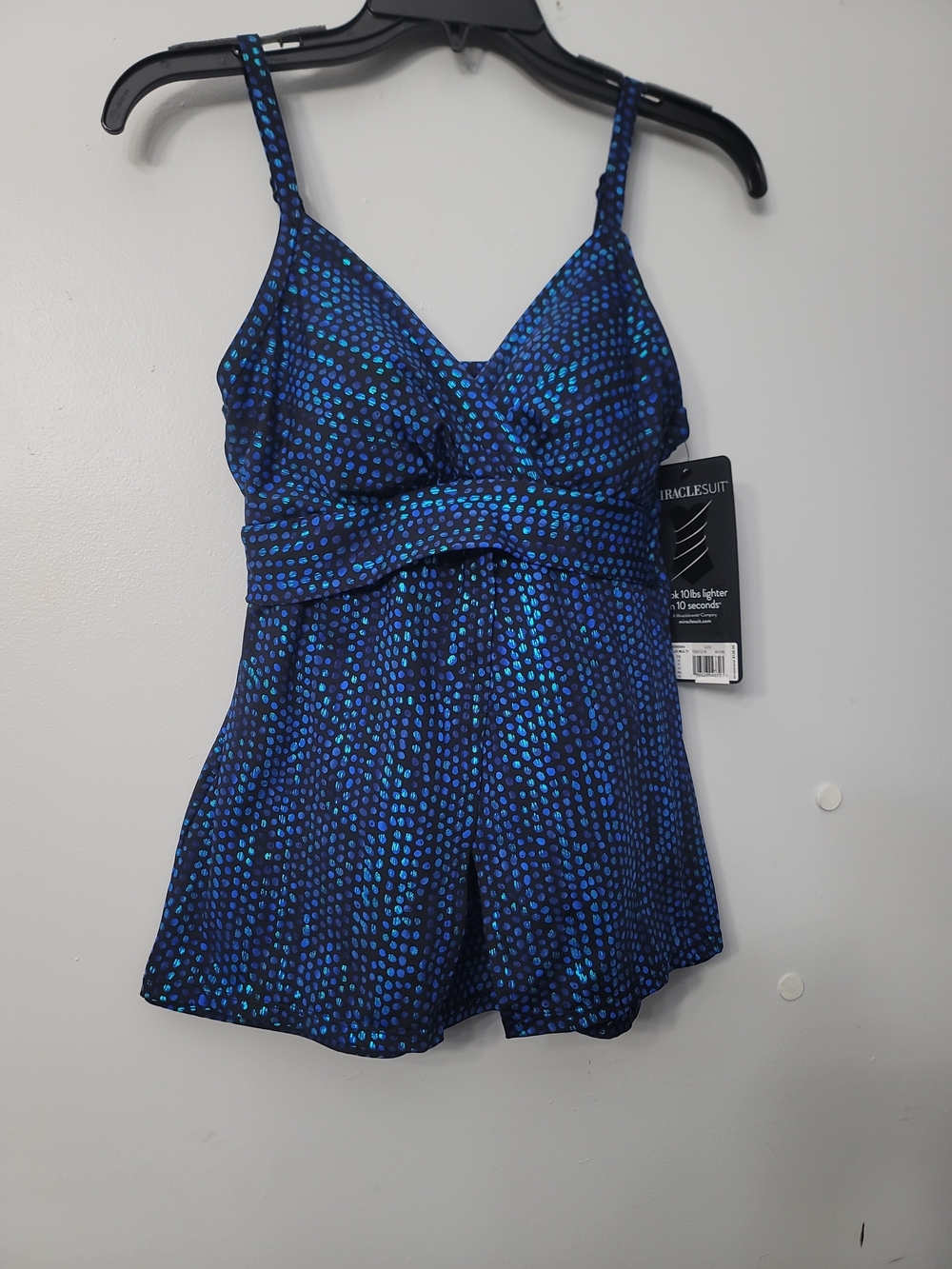 Miraclesuit Swimwear Stitch It Cleo Soft Cup Tummy Control Tankini Top